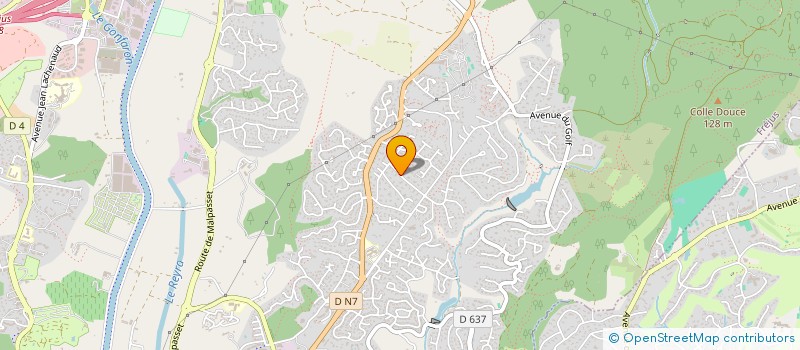 localisation de l'entreprise BADIN à FREJUS