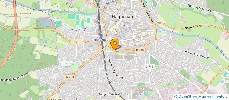 localisation de l'entreprise BADINA FINANCES ET PATRIMOINE à HAGUENAU