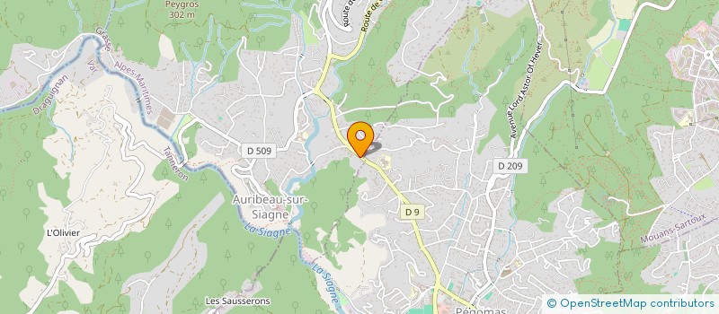 localisation de l'entreprise BADINA SECURITE INCENDIE à GRASSE