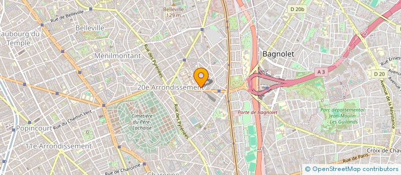 localisation de l'entreprise BADIS  PARIS