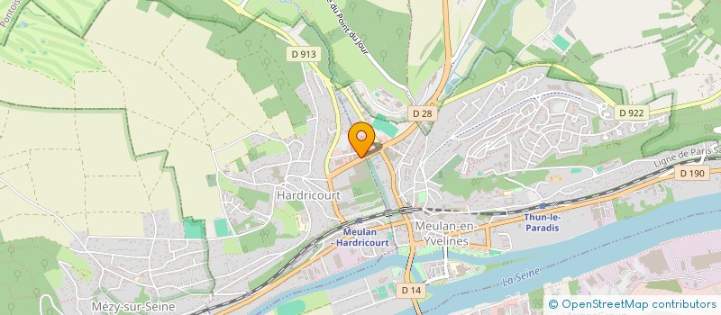 localisation de l'entreprise BADIS AUTOS  HARDRICOURT