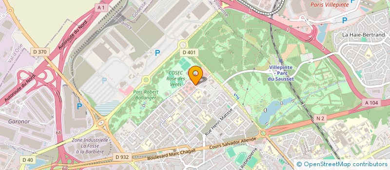 localisation de l'entreprise BADISOL FINANCEMENT à AULNAY-SOUS-BOIS