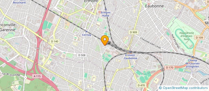 localisation de l'entreprise BADITECH DIAGNOSTICS IMMOBILIERS  ERMONT