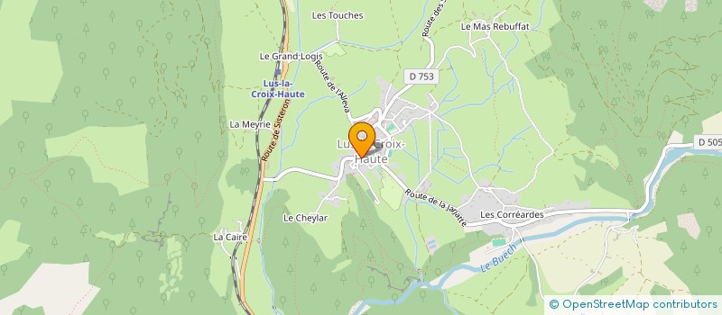 localisation de l'entreprise BADKO  LUS-LA-CROIX-HAUTE