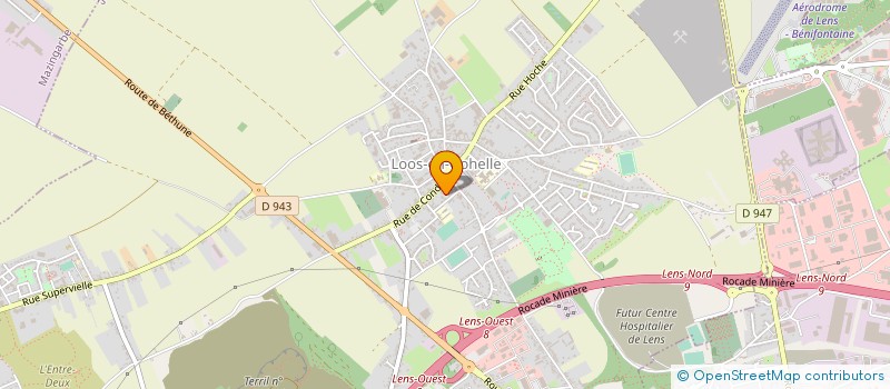 localisation de l'entreprise BADMANIA à LOOS-EN-GOHELLE