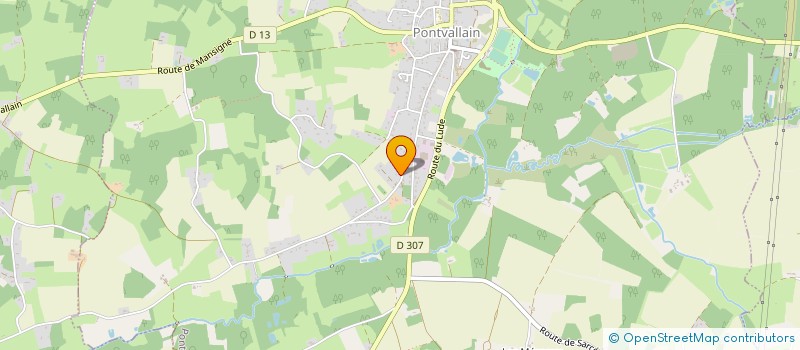 localisation de l'entreprise BADMIN'CLUB DE PONTVALLAIN  PONTVALLAIN