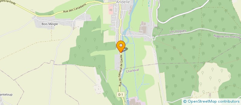 localisation de l'entreprise BADMINCLUB PIRISIEN  PERRIERS-SUR-ANDELLE