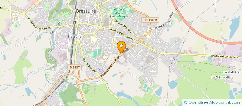 localisation de l'entreprise BADMINGTON BRESSUIRAIS  BRESSUIRE