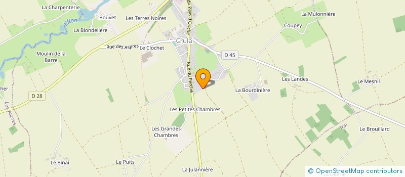 localisation de l'entreprise BADMINTON AIGLON à CRULAI