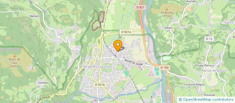 localisation de l'entreprise BADMINTON ARGELES-GAZOST à ARGELES-GAZOST