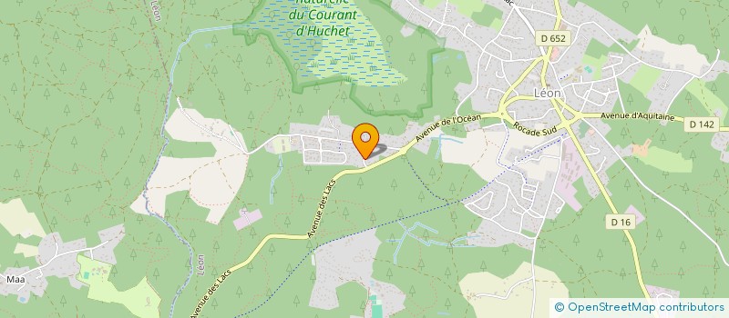 localisation de l'entreprise BADMINTON ASSOCIATIF ET LUDIQUE  LEON