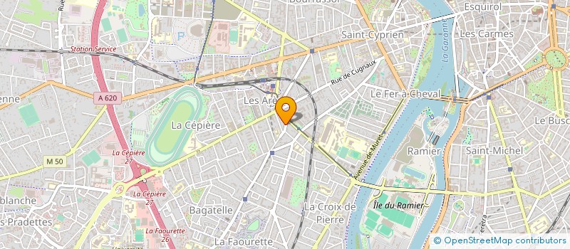 localisation de l'entreprise BADMINTON ASSOCIATIF LOISIR DE TOULOUSE (BALT) à TOULOUSE