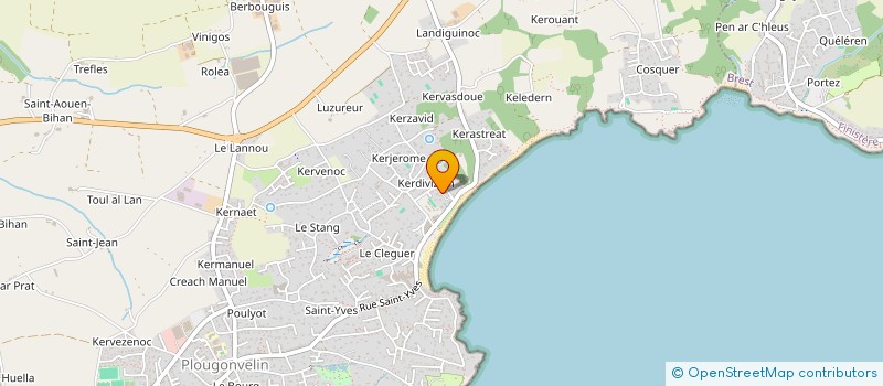 localisation de l'entreprise BADMINTON ASSOCIATION DU TREZ HIR à PLOUGONVELIN