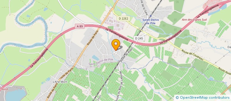 localisation de l'entreprise BADMINTON ATHLETIQUE CLUB DIONYSIEN  SAINT-DENIS-DE-PILE