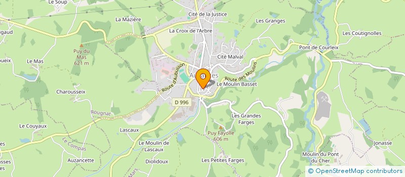 localisation de l'entreprise BADMINTON AUZANCES CLUB à AUZANCES