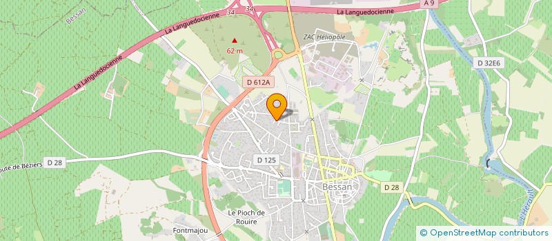 localisation de l'entreprise BADMINTON CLUB BESSANAIS  BESSAN