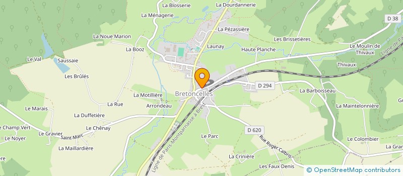 localisation de l'entreprise BADMINTON CLUB BRETONCELLOIS à BRETONCELLES