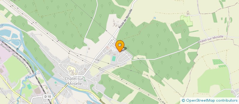 localisation de l'entreprise BADMINTON CLUB CHATEL SUR MOSELLE  CHATEL-SUR-MOSELLE