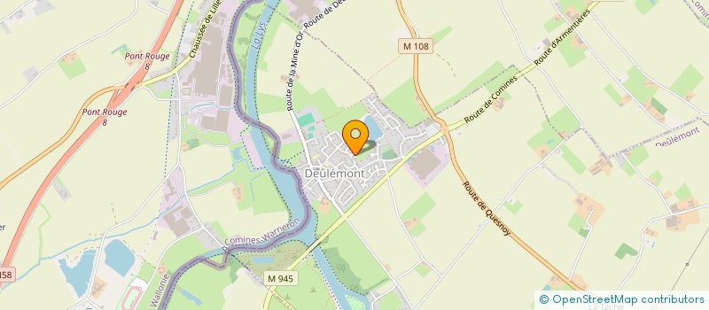 localisation de l'entreprise BADMINTON CLUB DE DEULEMONT  DEULEMONT