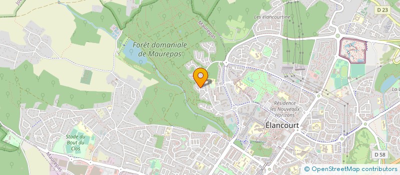 localisation de l'entreprise BADMINTON CLUB DE MAUREPAS  MAUREPAS