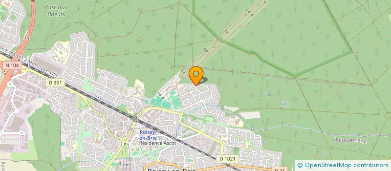 localisation de l'entreprise BADMINTON CLUB DE ROISSY-EN-BRIE  ROISSY-EN-BRIE