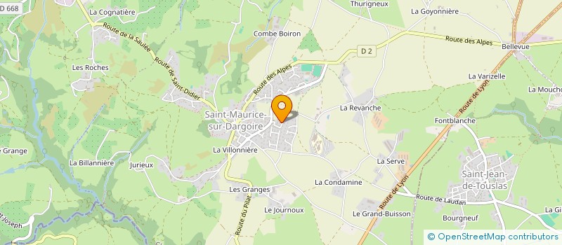 localisation de l'entreprise BADMINTON CLUB DES CHATS  CHABANIERE