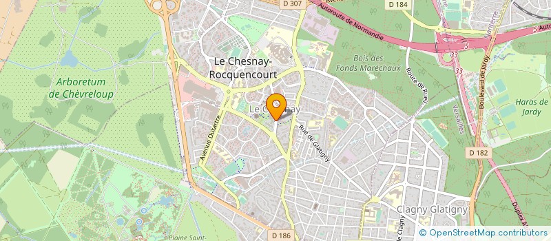 localisation de l'entreprise BADMINTON CLUB LE CHESNAY 78  LE CHESNAY-ROCQUENCOURT