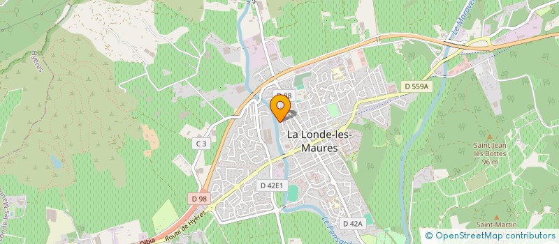 localisation de l'entreprise BADMINTON CLUB LONDAIS à LA LONDE-LES-MAURES