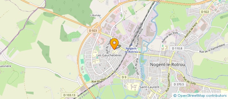 localisation de l'entreprise BADMINTON CLUB NOGENTAIS à NOGENT-LE-ROTROU