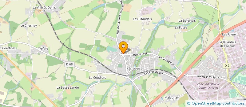 localisation de l'entreprise BADMINTON CLUB QUEVERTOIS à QUEVERT