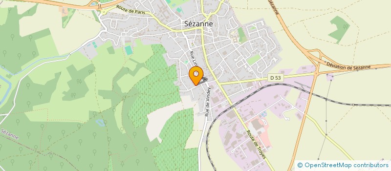 localisation de l'entreprise BADMINTON CLUB SEZANNE - BCS  SARON-SUR-AUBE