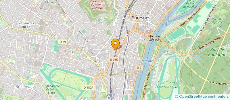 localisation de l'entreprise BADMINTON CLUB SURESNOIS à SURESNES