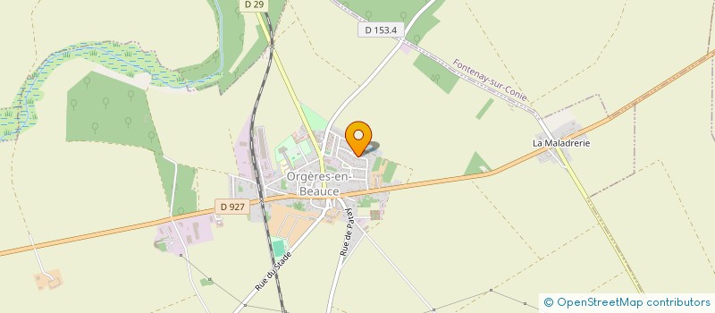 localisation de l'entreprise BADMINTON D 'ORGERES EN BEAUCE à ORGERES-EN-BEAUCE