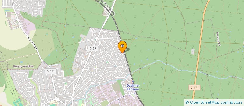 localisation de l'entreprise BADMINTON DE ROISSY EN BRIE à OZOIR-LA-FERRIERE