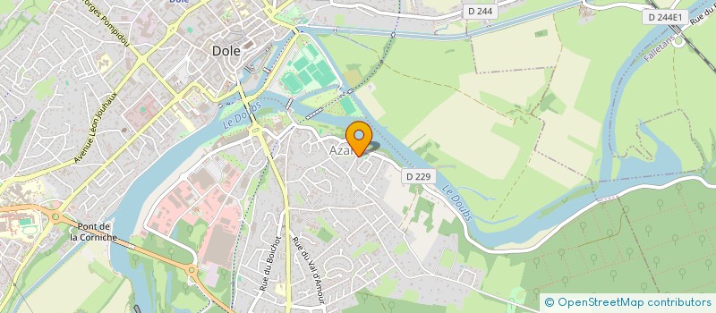 localisation de l'entreprise BADMINTON DOLOIS à DOLE