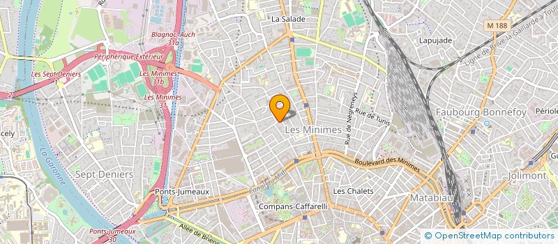 localisation de l'entreprise BADMINTON LIVE  TOULOUSE