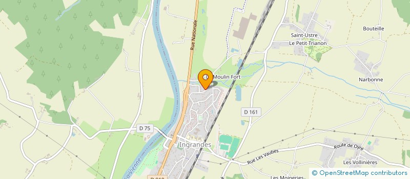 localisation de l'entreprise BADMINTON LOISIRS INGRANDAIS  INGRANDES