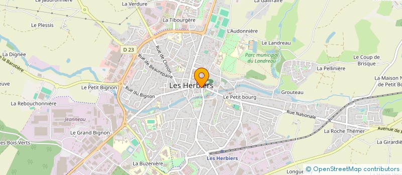 localisation de l'entreprise BADMINTON SAINT PAULAIS  SAINT-PAUL-EN-PAREDS