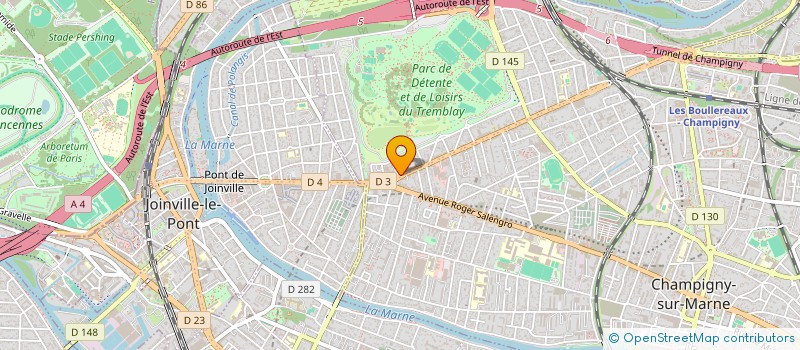 localisation de l'entreprise BADMINTON STORE  CHAMPIGNY-SUR-MARNE