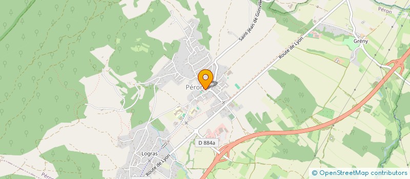 localisation de l'entreprise BADMINTON SUD GESSIEN  PERON