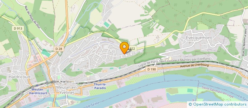 localisation de l'entreprise BADMINTON VAL-DE-SEINE  MEULAN-EN-YVELINES