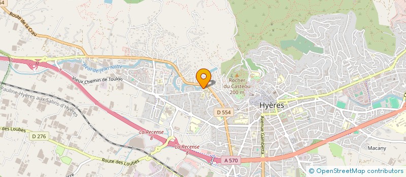 localisation de l'entreprise BADO  HYERES