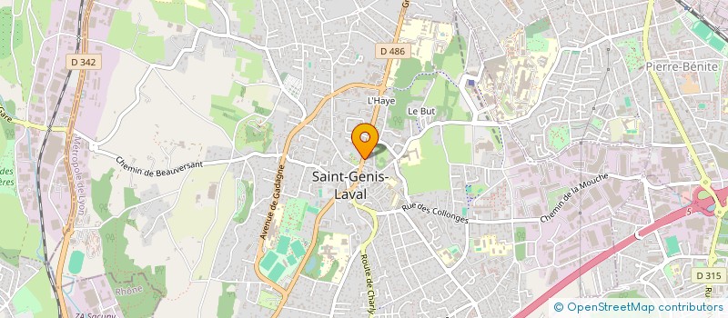 localisation de l'entreprise BADOIL IMMOBILIER  SAINT-GENIS-LAVAL