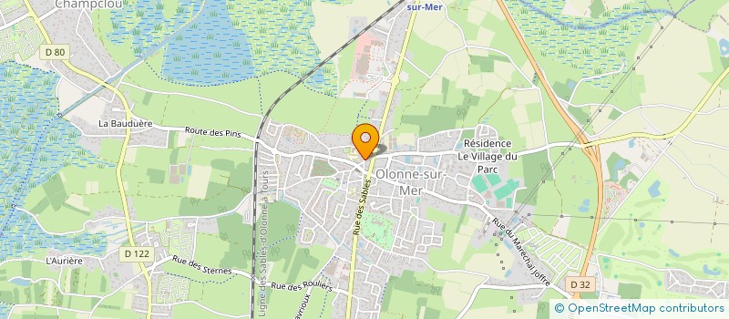 localisation de l'entreprise BADOU à LES SABLES-D'OLONNE