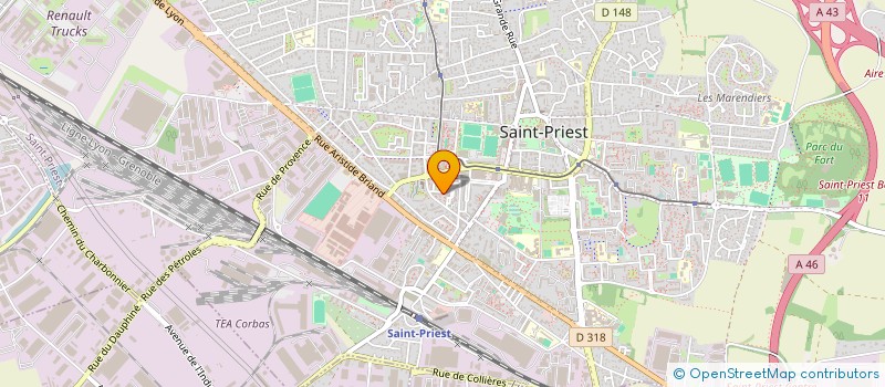 localisation de l'entreprise BADOU INFORMATIQUE  SAINT-PRIEST