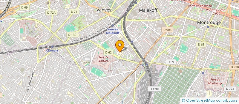 localisation de l'entreprise BADOUDA  MALAKOFF