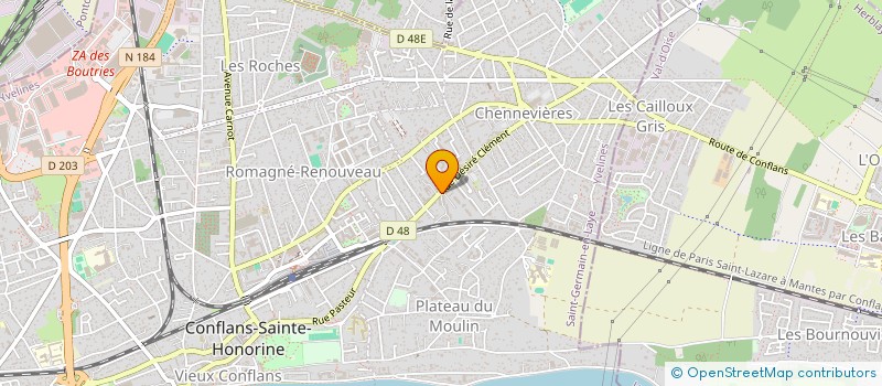 localisation de l'entreprise BADR  CONFLANS-SAINTE-HONORINE