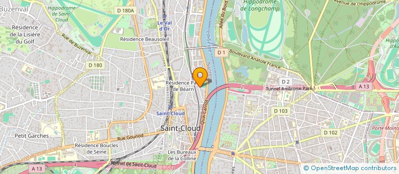 localisation de l'entreprise BADR à SAINT-CLOUD