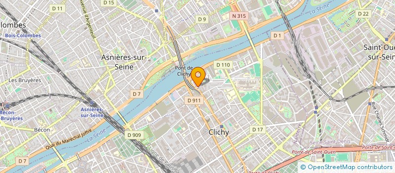 localisation de l'entreprise BADR SARL à CLICHY