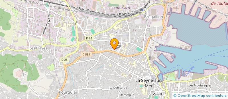 localisation de l'entreprise BADR VTC  LA SEYNE-SUR-MER